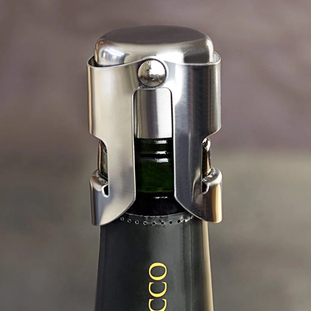 Нержавеющая сталь бутылки шампанского винного стакана Кепки Портативный