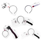 5 шт., смешанный ободок для Хэллоуина, страшный нож, топор, повязка на голову для Хэллоуина, вечерние украшения, Декорации для головы, зомби, косплей, реквизит