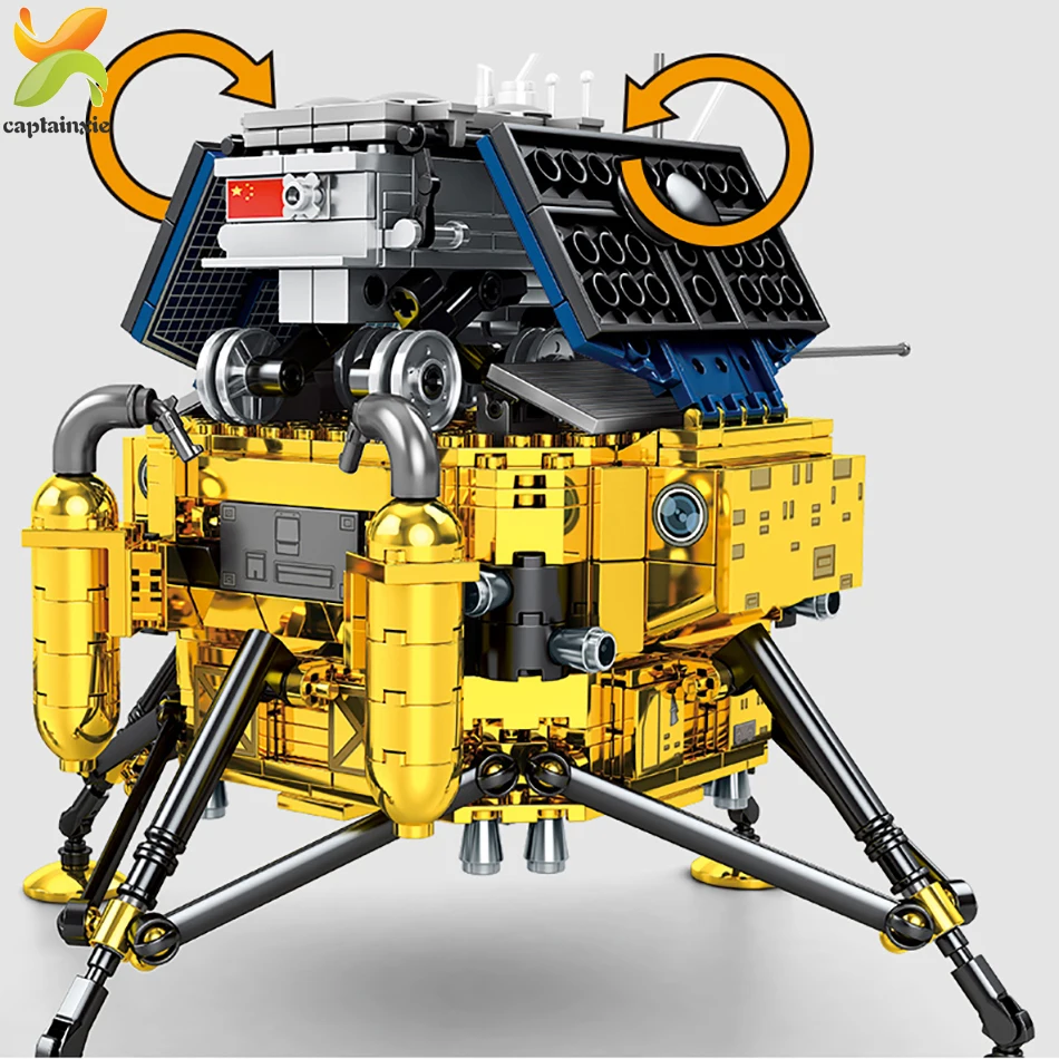 702 шт. космическая авиация лунный зонд челнок космический корабль строительные
