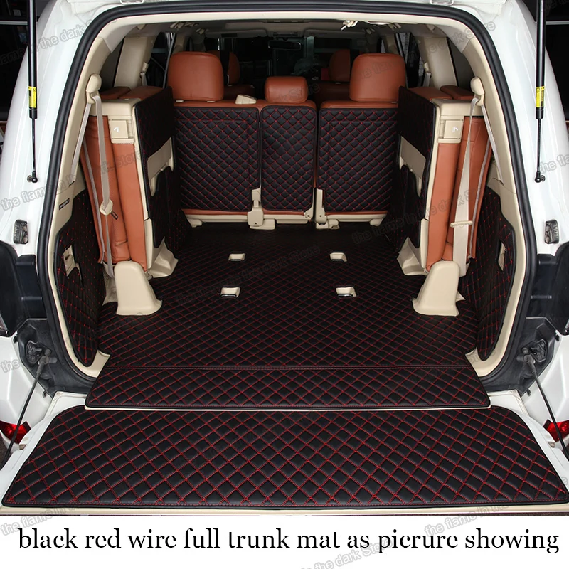 Кожаный коврик Lsrtw2017 для багажника автомобиля подкладка груза Toyota Land Cruiser 2009 2010 2011