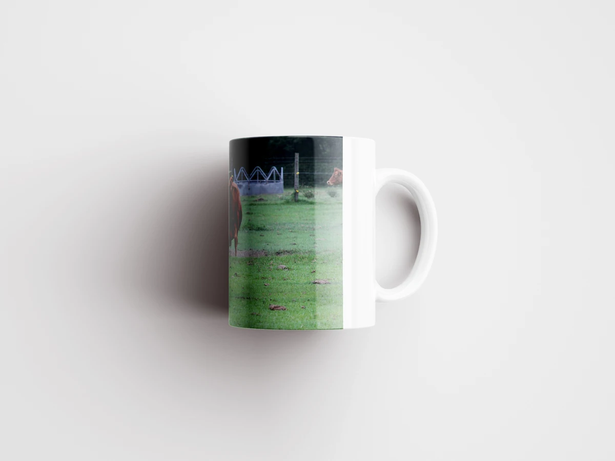 Кружка &quotбык корова ферма&quot 320 мл | Дом и сад