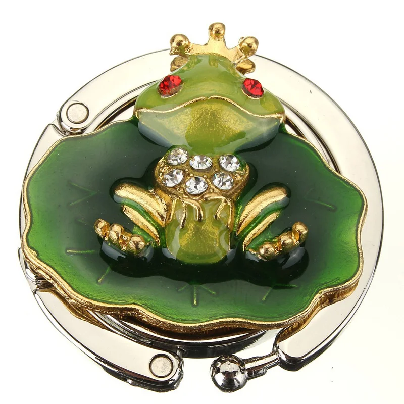 

Frog Hanger Foldable Bag Hook Handbag Holder Metal Table Hook AUG889
