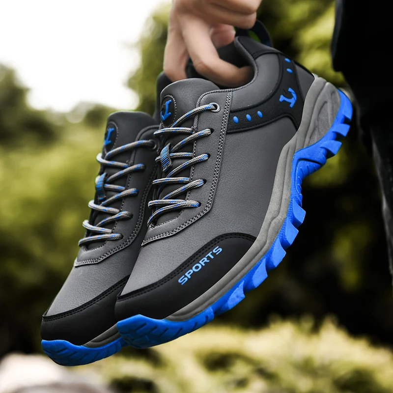 

Men Trail Shoes Big Size Sneakers Men Waterproof Camping Hunting Shoe Outdoor Jungle Trekking Mountain Climbing Sports Footwear