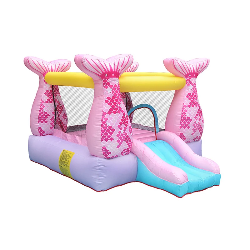 

3-6 Year Children PVC Inflatable Castle Indoor Outdoor Trampoline Slide Trampoline Kids Amusement Park Naughty Castle Soft Play