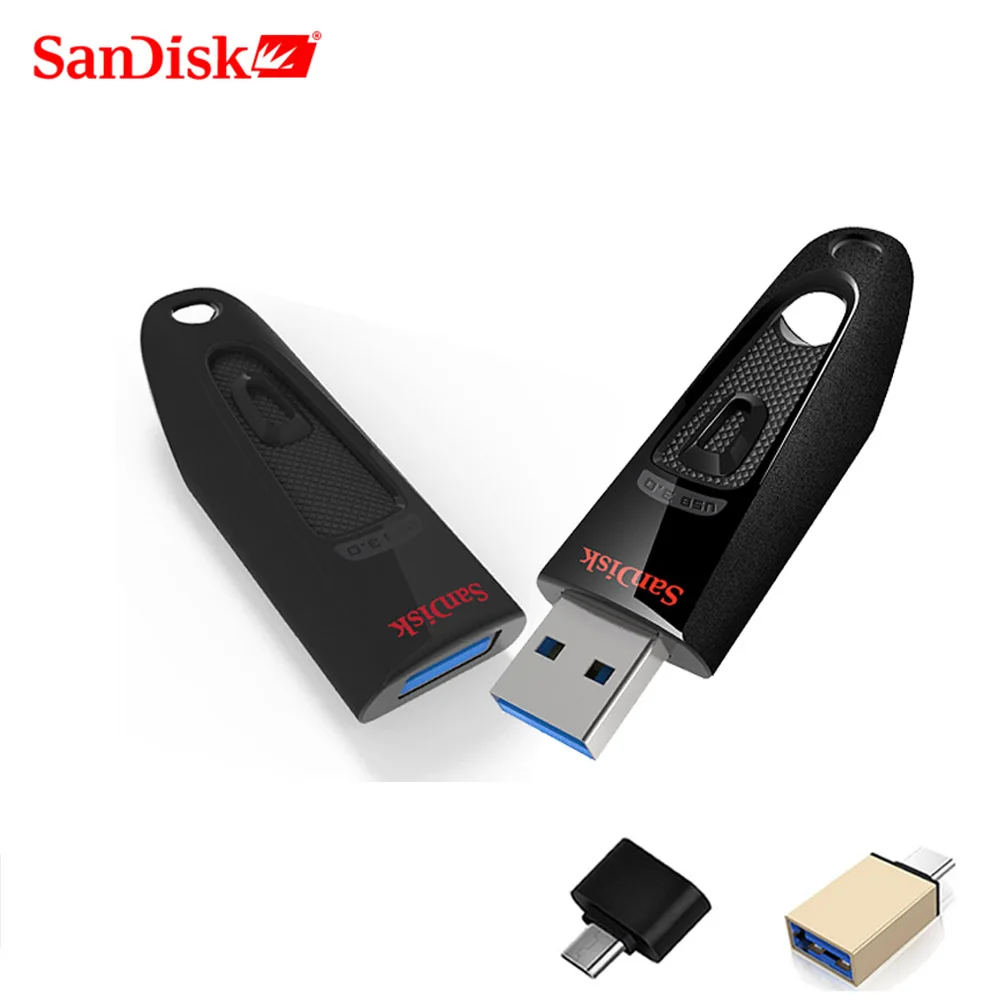 Sandisk USB 3 0 флешки 128 Гб 64 оперативной памяти 32 встроенной 256 ГБ флэш накопитель Гб/32