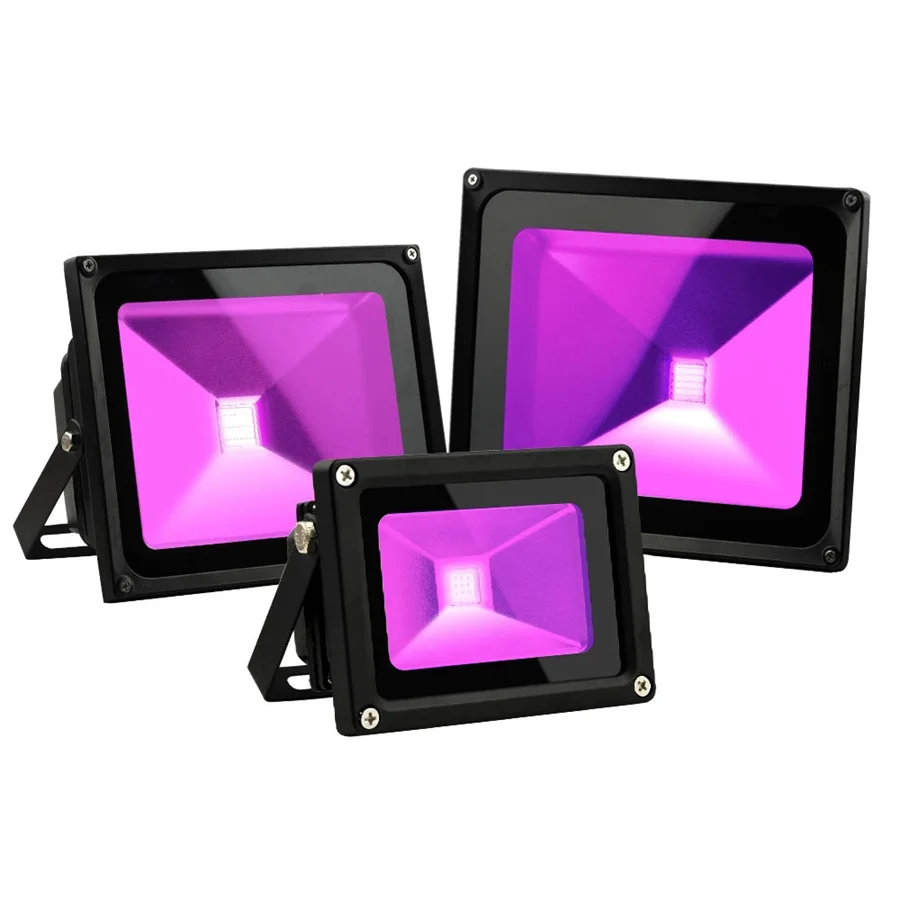 

Motion Sensor UV Black Light LED Flood Light Waterproof Ultraviolet Lamp for Stage DJ Disco Nightclub Christmas Halloween Decor