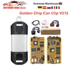 2021 CYPERSS AN2131QC AN2136SC Can Clip для Renault, диагностический инструмент, полный чип Can Clip V207 + Reprog V191, Золотая печатная плата 1998-2019