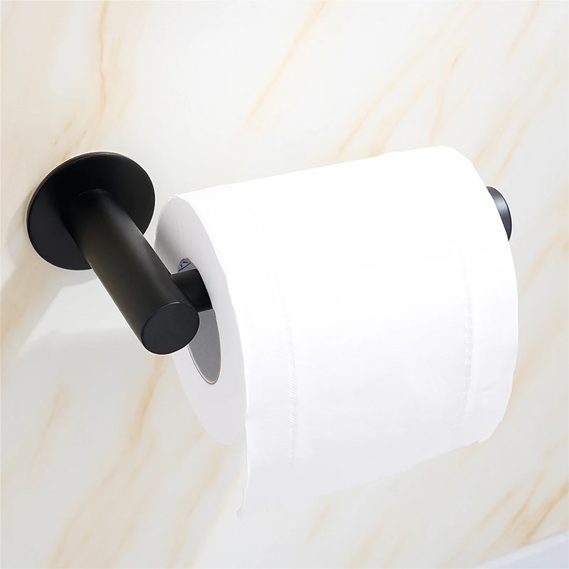 

Toilet Wall Mount Toilet Paper Holder Stainless Steel Bathroom Kitchen Roll Paper Accessory Tissue Towel Accessories Holders