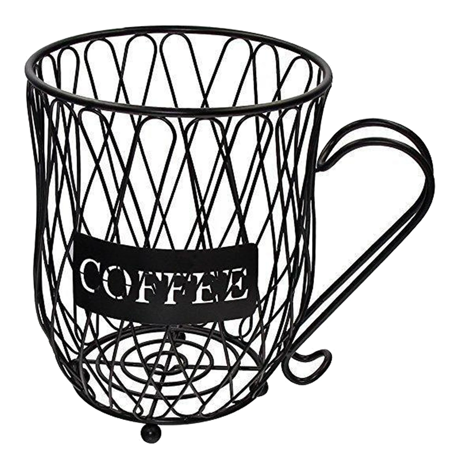 

Coffee Mug Storage Basket Pod Holder Stand Organizer for COFFEE LOVERS