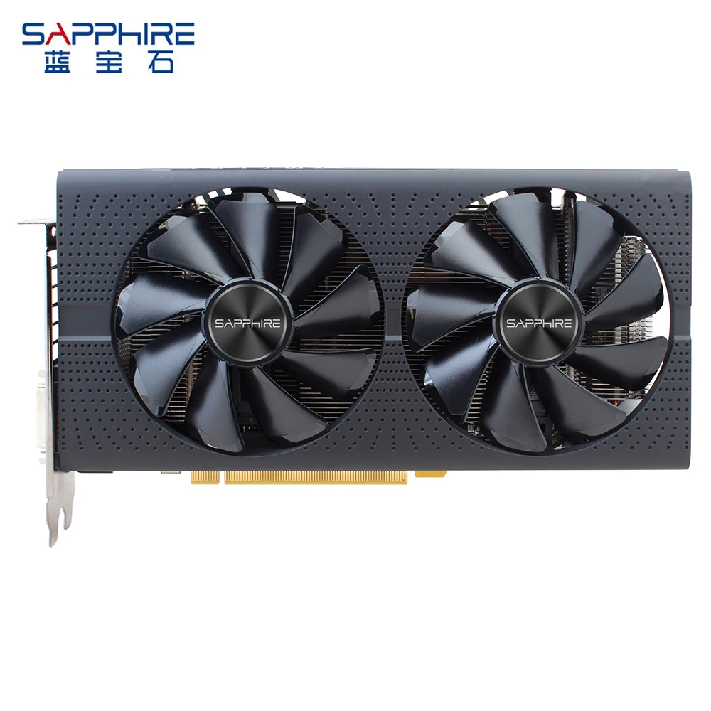 Видеокарта SAPPHIRE AMD Radeon RX570 8 ГБ видеокарта б/у GDDR5 256bit PCI Express 3 0 для игрового ПК |