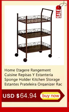 Cocina держатель губки для строительных лесов Organizacion кухонная полка комната ванная комната инструмент для ремонта тележки Органайзер с колесами Estantes Rack