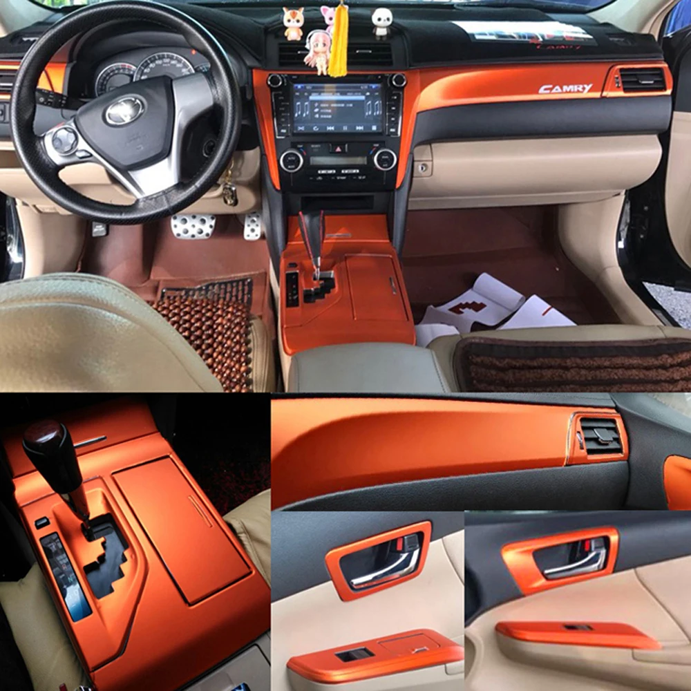 Самоклеящиеся автомобильные наклейки для Toyota Camry XV50 2012 2016 виниловые и из