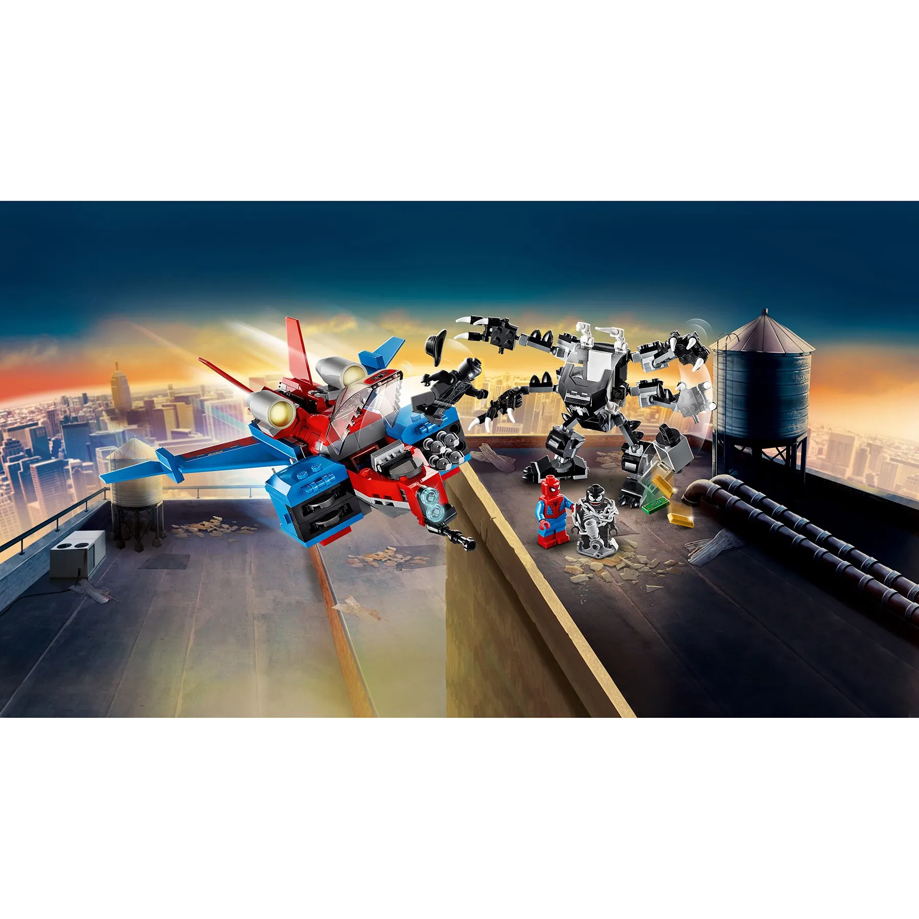 Конструктор LEGO Marvel Super Heroes 76150 Человека-Паука против Робота Венома | Игрушки и