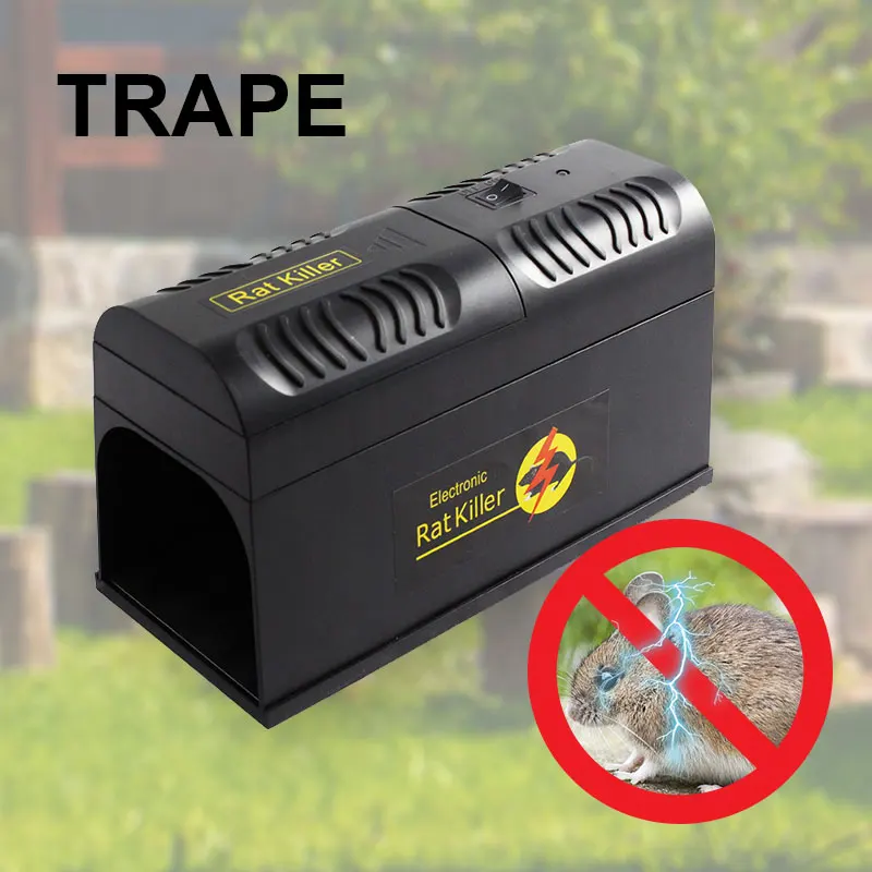 Electronic Mouse Trap Control Rat Killer Safe Durable Pest Mice Electric Rodent Zapper Safe Home Supplies