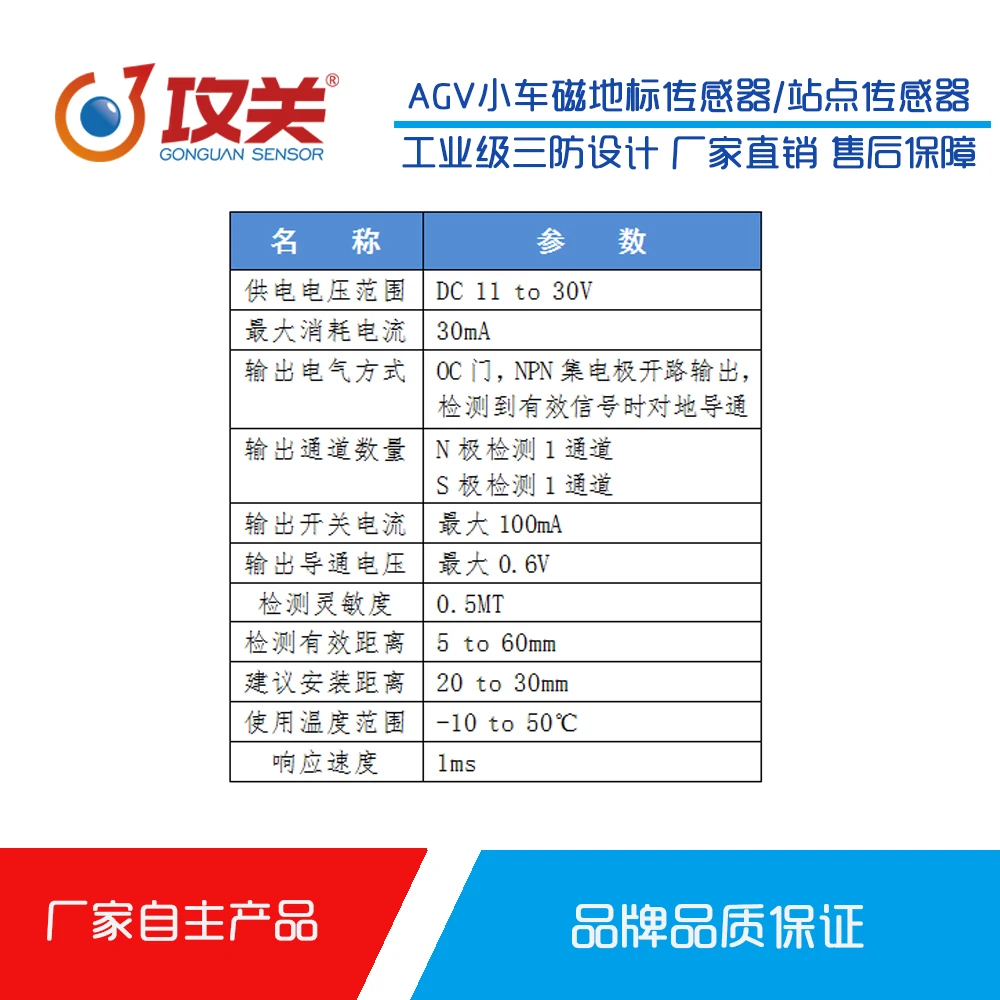 

Positioning Sensor Magnetic Landmark Sensor AGV Car Magnetic Landmark Sensor