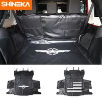 stowing tidying for jeep wrangler jk 2007 car trunk pet seat mat cargo storage protect pad for jeep wrangler 4 door accessories