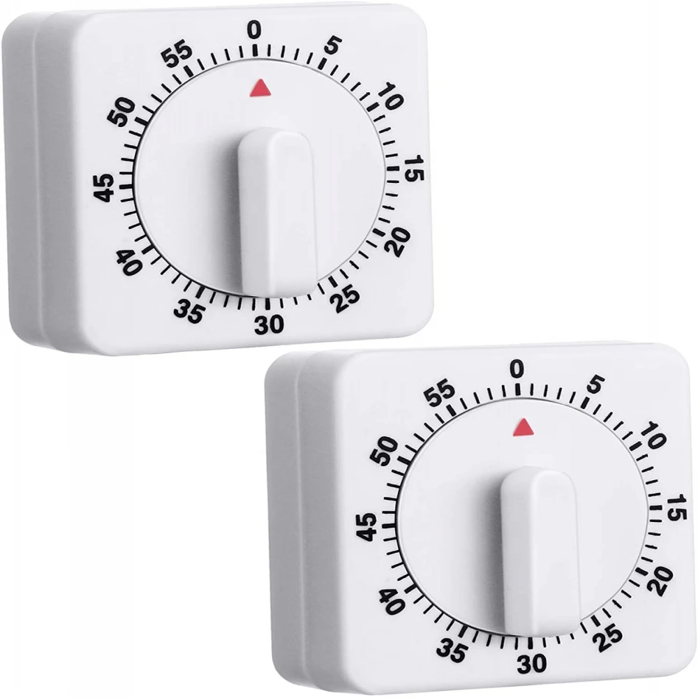 

White Wwing Timer Egg Cooking Mechanical Timer 1 Hour Digital Countdown Alarm Reminder Tool Time Manager Kitchen Accessories 1PC