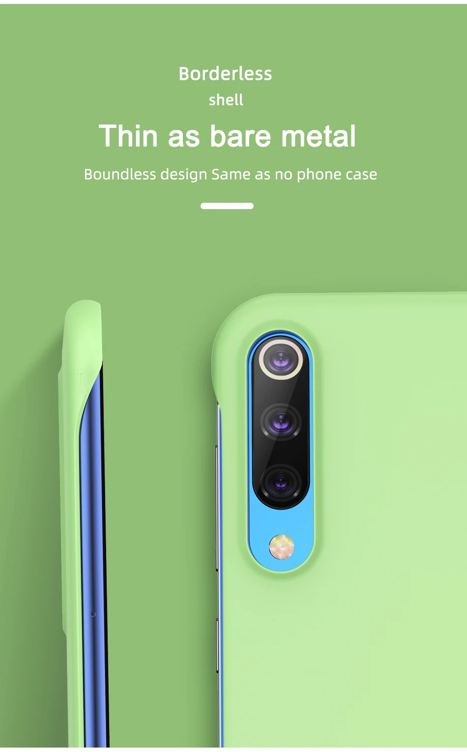 Lovebay тонкий скраб Жесткий PC Бескаркасный чехол для телефона для Xiaomi Mi9 Mi9 SE карамельный цвет матовый чехол для Redmi K20 задний Чехол без полей