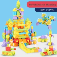 early education magnetic blocks magnetic designer building construction toys set magnet educational toys for children kids gift