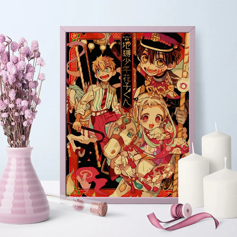 Картина из страз аниме унитаз Ханако Кун картина Стразы полная Мозаика вышивка