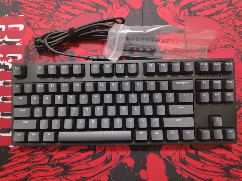 IKBC C87 TKL механическая клавиатура без ключа C87 PBT keycap cherry mx серебристый переключатель коричневая скорость без подсветки игровая клавиатура