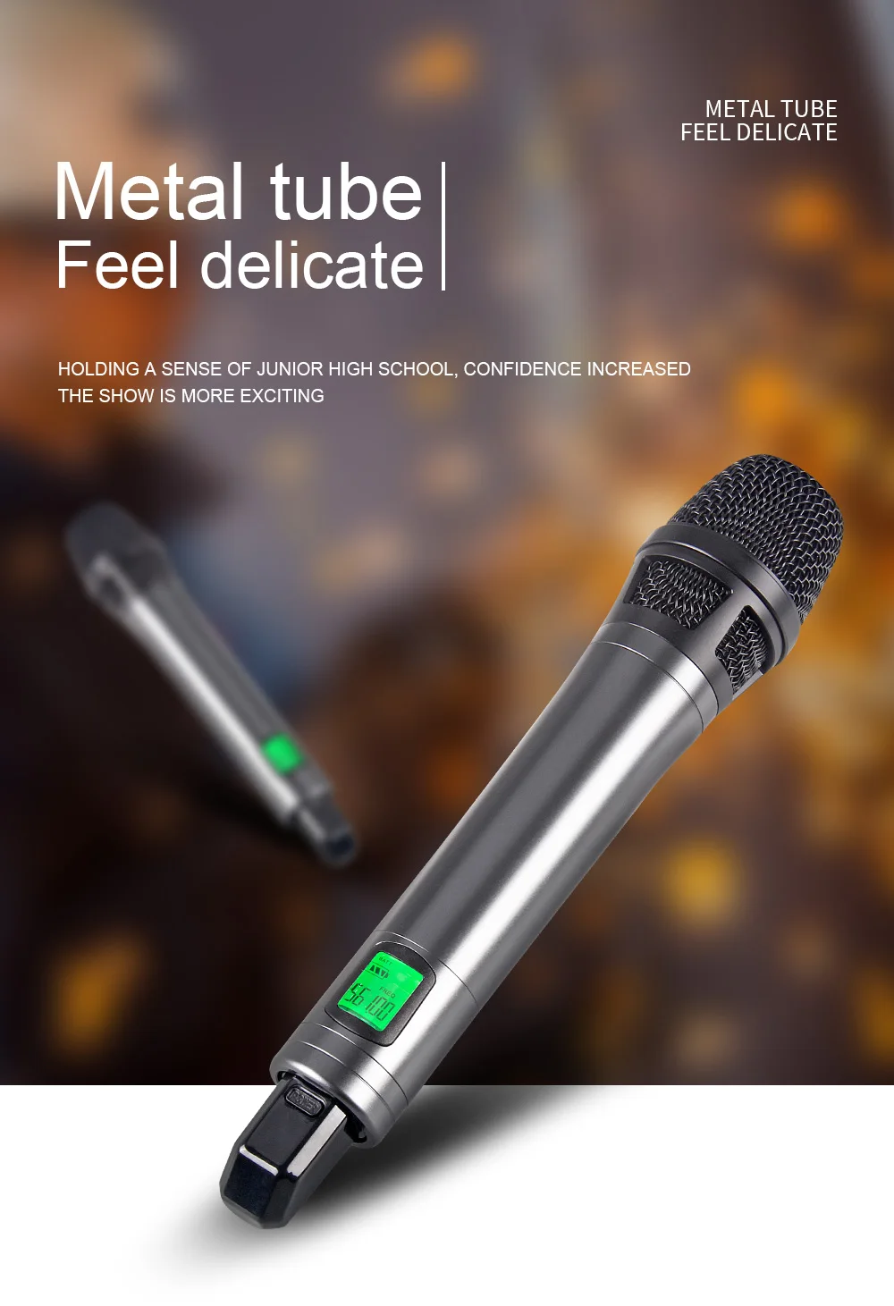 G-MARK super G14S Беспроводная микрофонная система UHF 4 ручные микрофоны все металлические частоты на выбор 150 м караоке система для сцены