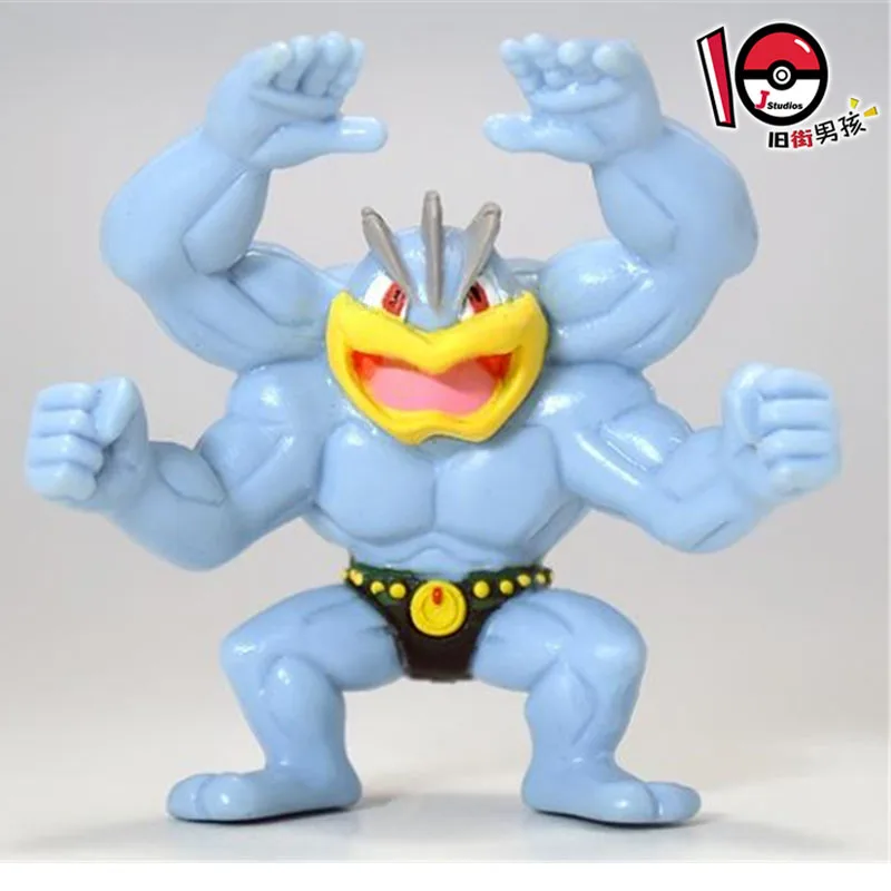 

Anime Genuine TAKARA TOMY Pokemon Garchomp Machamp PVC Action Figure Model Toy Kids Christmas Gifts