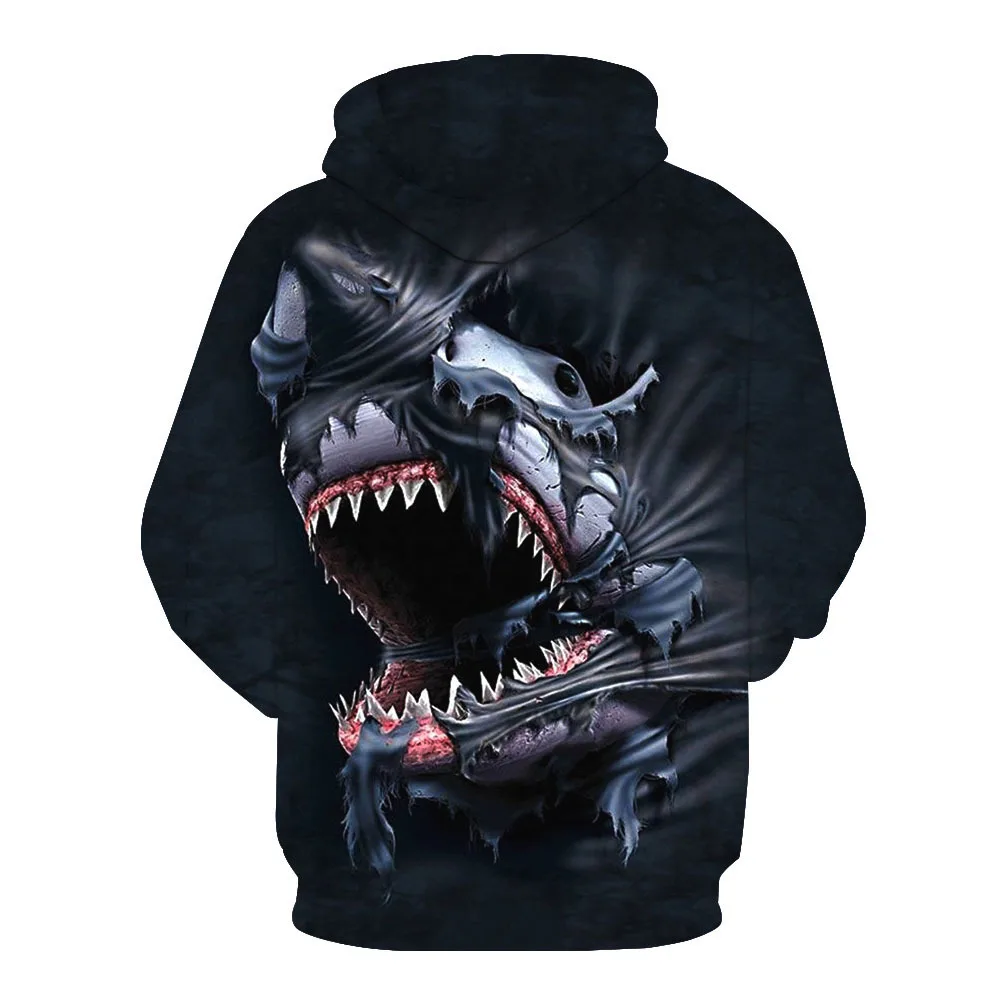 Гигантский зверь печать с крышкой карман Обложка Мужская мода мужская одежда