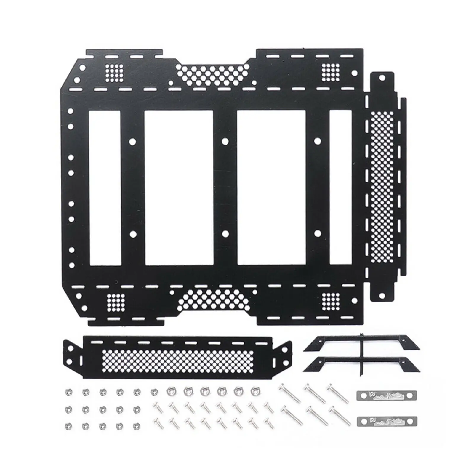 Черный багажник на крышу автомобиля из нержавеющей стали радиоуправлении для