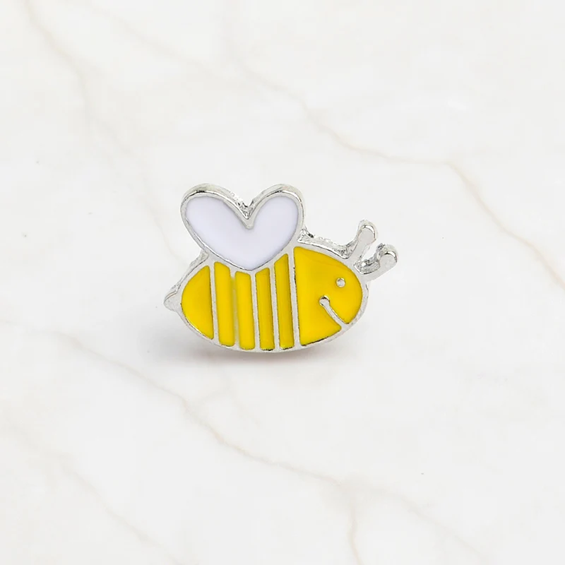 Bee Enamel Pins Collection Bee Kind Inspirational Badges Save The Bee Motivational Honey Bee Enamel Pin Quote Lapel pin Brooches Animal Gifts - Окраска металла: 4