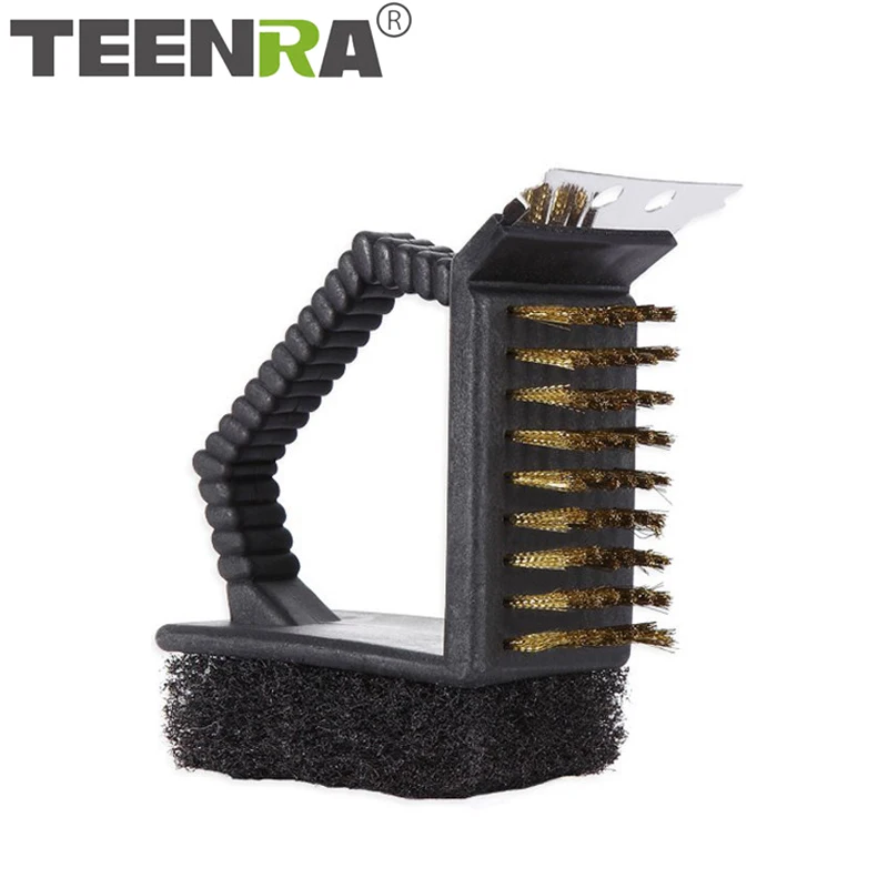 3 в 1 щётка для чистки Гриля и барбекю|Прочие инструменты барбекю| |