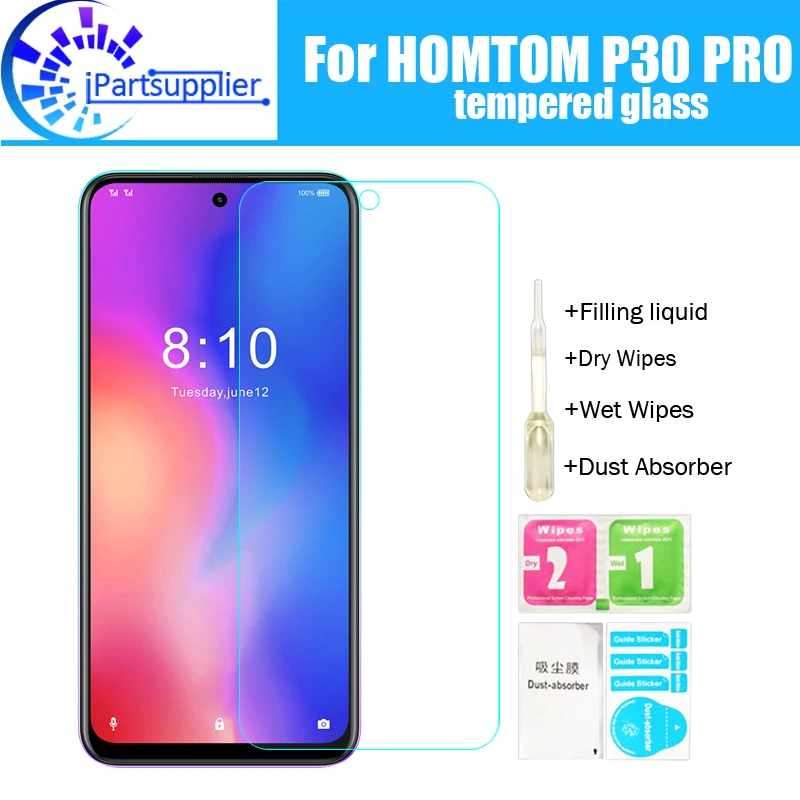 HOMTOM P30 PRO закаленное стекло 100% новое хорошее качество премиум 9H защитная пленка аксессуары для HOMTOM P30 PRO