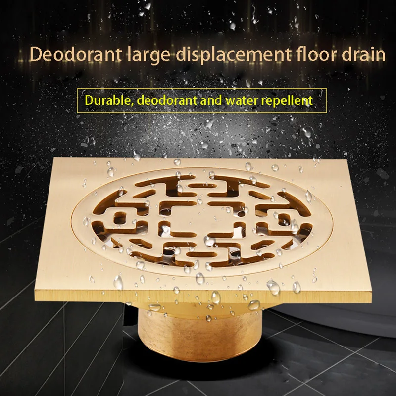 Все copper10 * 10 см дезодорант для слива пола натуральный медный Слив пола| |
