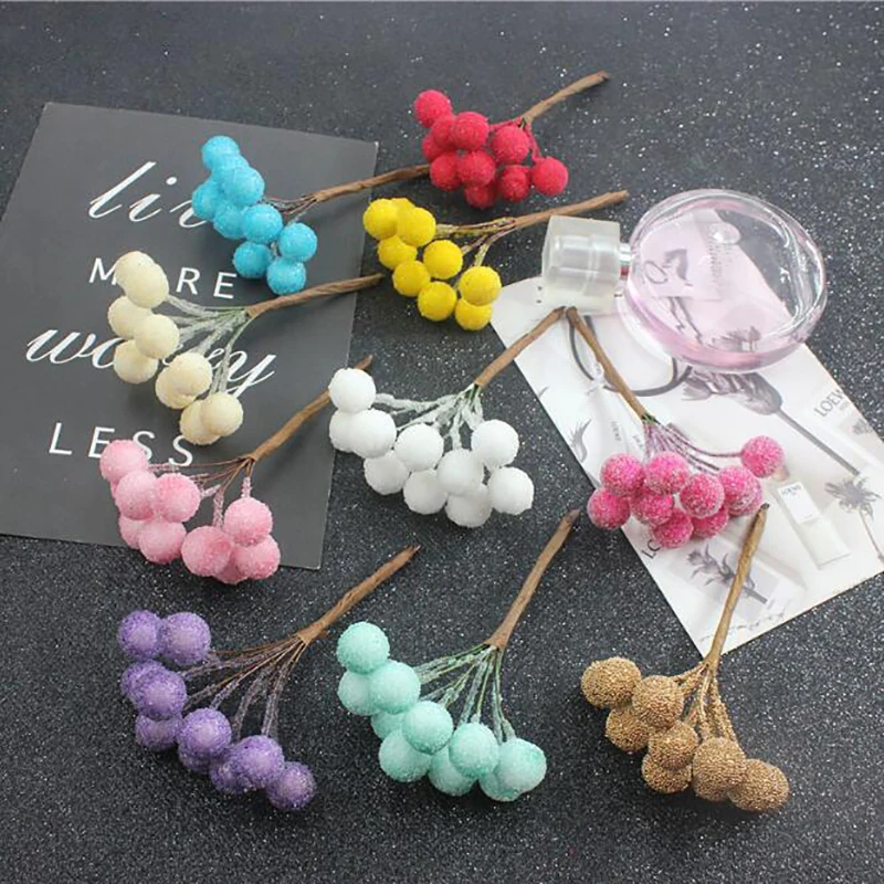 Новая имитация на Рождество Маленькая ягода Искусственные цветы из пены