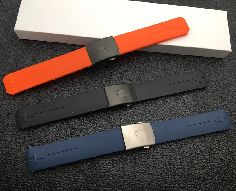 Мягкий силиконовый ремешок для часов 20 мм 21 подходит ремешка Tissot T013 T047 резиновый
