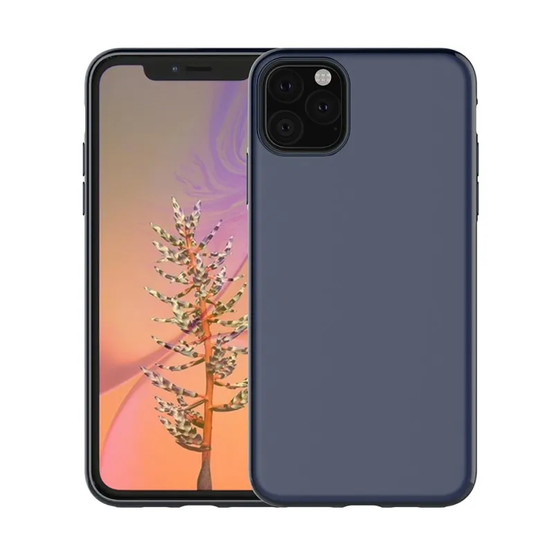 Для IPhone 11/11 Pro/Max TPU протектор Противоударный задняя крышка из углеродного волокна