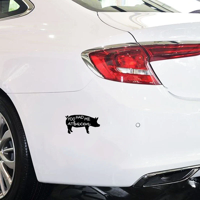 15*8 2 см Вы меня на бекон Стикеры веселый автомобиль окно бампер Новинка дрейф JDM
