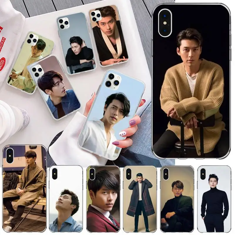 Hyun Bin Kim Tae Pyeong черный мягкий резиновый чехол для телефона из ТПУ iPhone 11 pro XS MAX 8 7 6 6S
