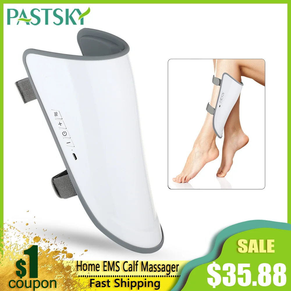 

EMS Calf Massager Weight Loss Leg Massage Burn Fat Instrument Varicose Vein Physiotherapy Promote Blood Circulation Relieve Pain