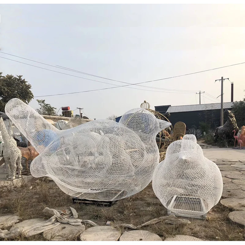 

Изготовленные на заказ вырезанные из нержавеющей стали Цветы чанцзин олень Лебедь уличные живописные садовые Креативные украшения