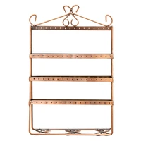 50 hot sales 4 tier durable jewelry stand rack earrings display organizer holder props shelf