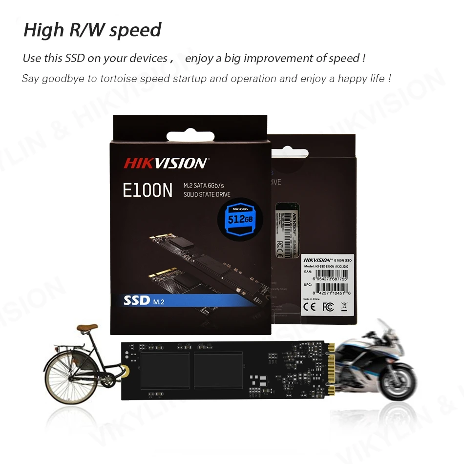 Оригинальный SSD HikStorage 555 МБ/с./с макс. 128 ГБ 256 512 1 ТБ M.2 2280 интерфейс SATA III протокол