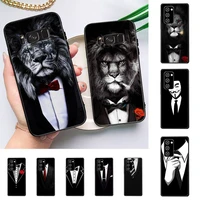 man suit shirt tie phone case for samsung galaxy note10pro note20ultra cover for note20 note10lite m30s back coque