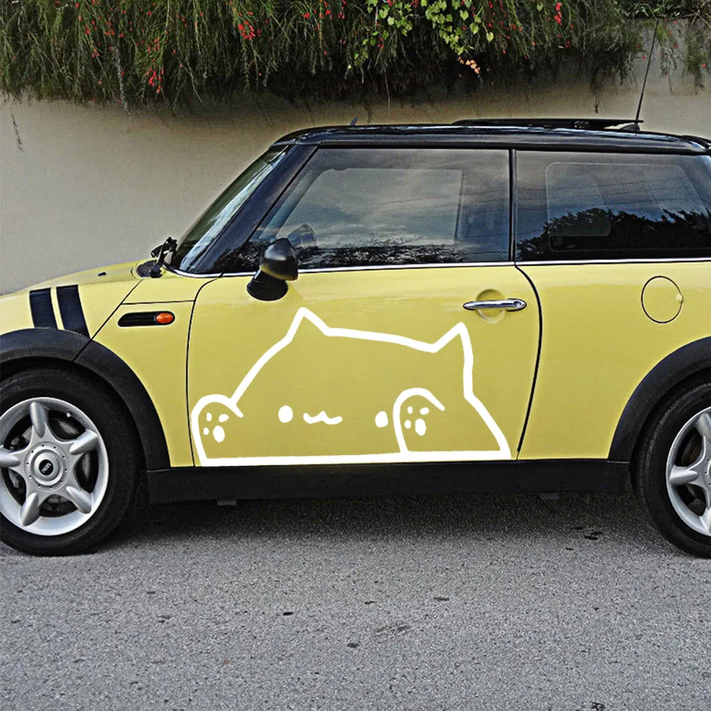 

NEW cat Car Sticker Creative Vinyl Sticker On Car Stickers And Decals Window Sticker Car-Styling Decal