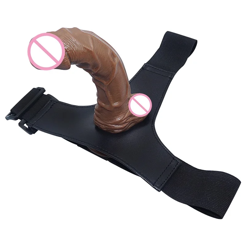 Ремешок на фаллоимитатор для женщин страпон без бретелек съемное реалистичное