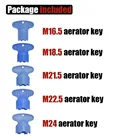 Гаечный ключ, кран, аэратор, ключ, инструмент M 16,5 18,5 21,5 22,5 24 для Neoperl Для Delta для Moen для Kohler по американскому стандарту