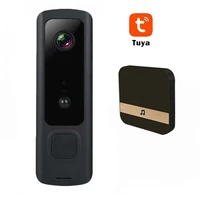 mini 720p hd wifi doorbell camera smart wireless doorbell video intercom security camera outdoor ir night vision tuya app