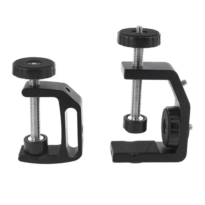 Universal C-style Camera Screw Clamp with 360 Degree Mini Ball Head 1/4&quot for Flash Speedlite Accessories | Электроника