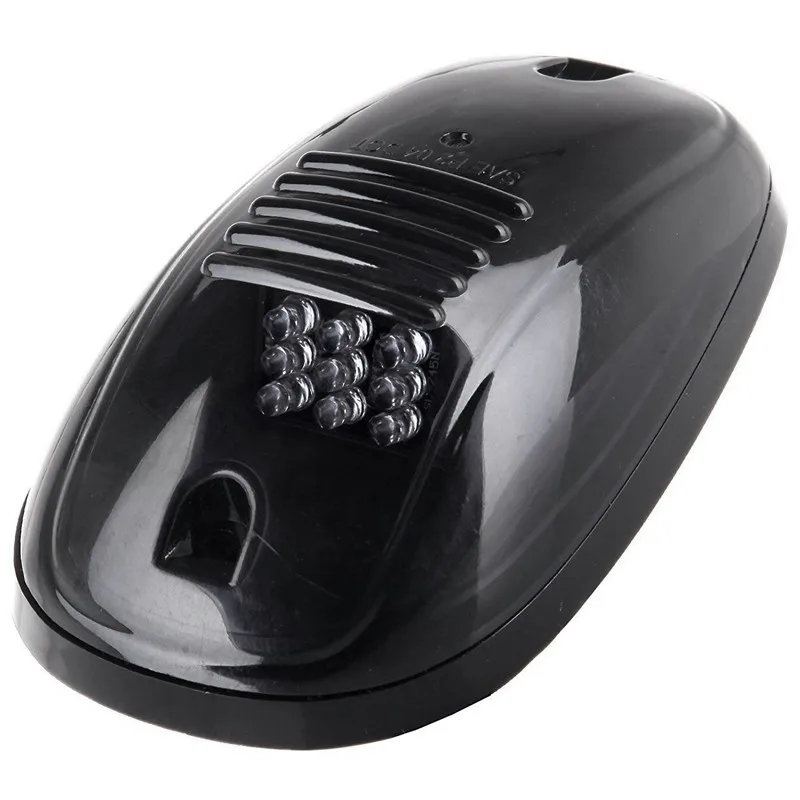 5 шт. черный дымчатый объектив Янтарный Светодиодный Маркер на крышу кабины