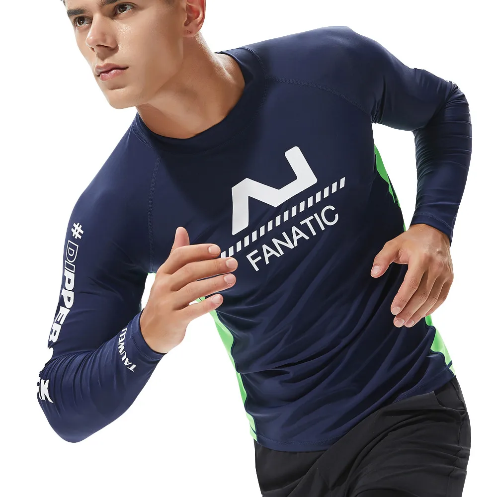 Мужская быстросохнущая рубашка для серфинга купальный костюм с длинным рукавом